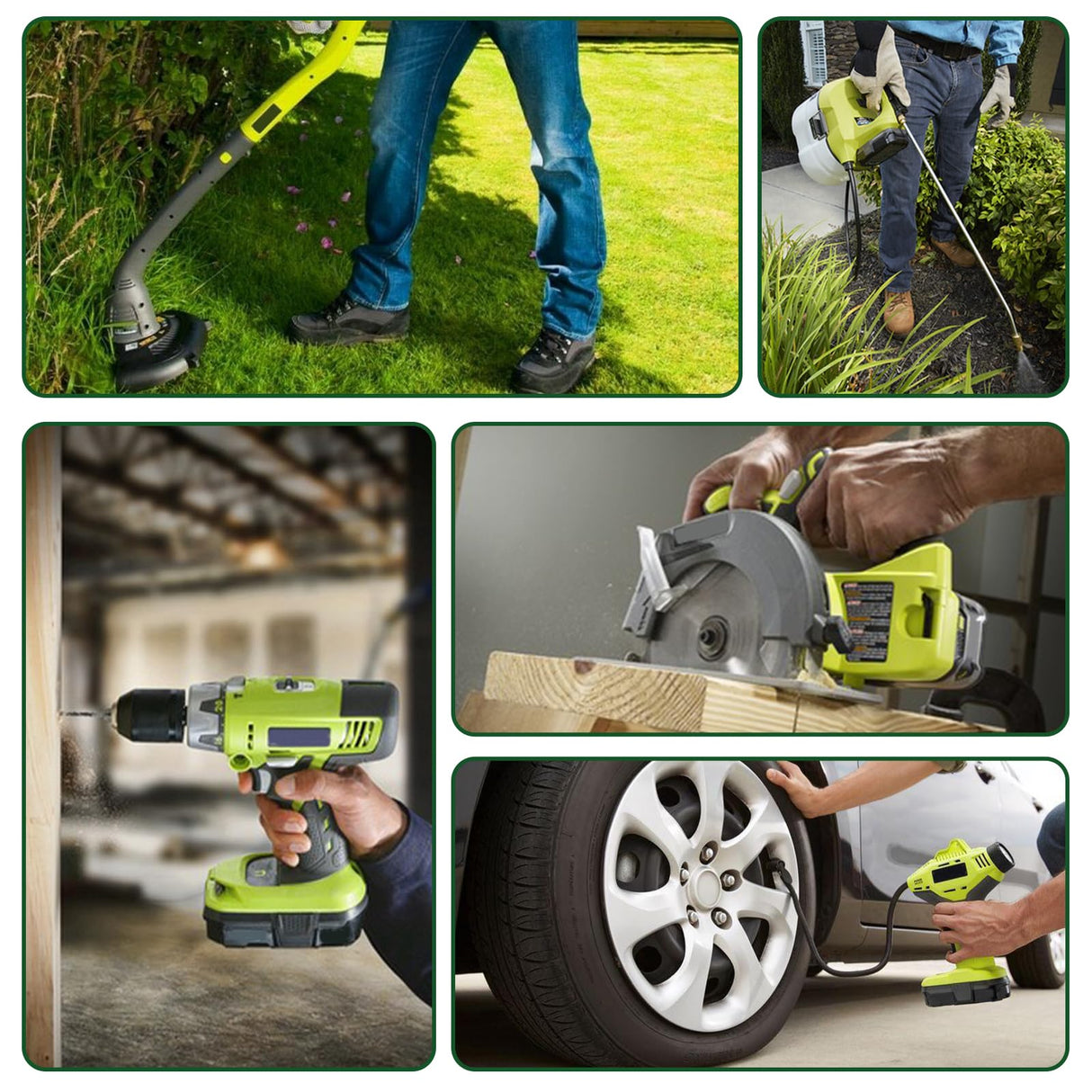 TOPBATT 2Pack P108 P102 3.0Ah Replacement for Ryobi 18V Battery and P117 Charger Combo Compatible with Ryobi 18 Volt Battery P103 P104 P105 P107 P109 P190 P191 P122 Cordless Tool TOPBATT