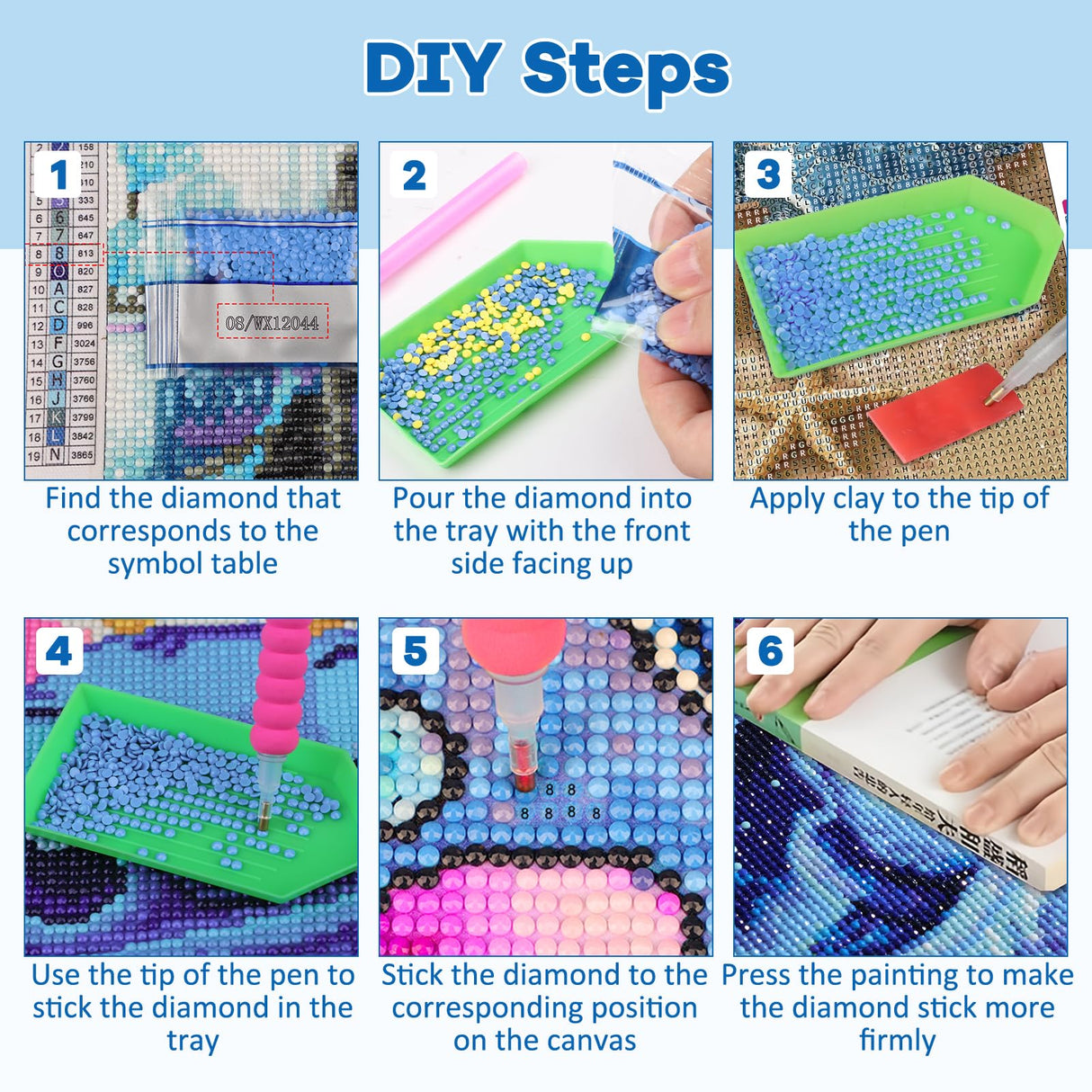TOSTOG Turtle Diamond Art Kits for Adults, DIY Starfish Diamond Paintings Kits for Adults Beginner, Full Drill Beach Diamond Paintings Kit, Cute Turtles Gem Painting Wall Art Decoration 12 * 12 Inch. TOSTOG