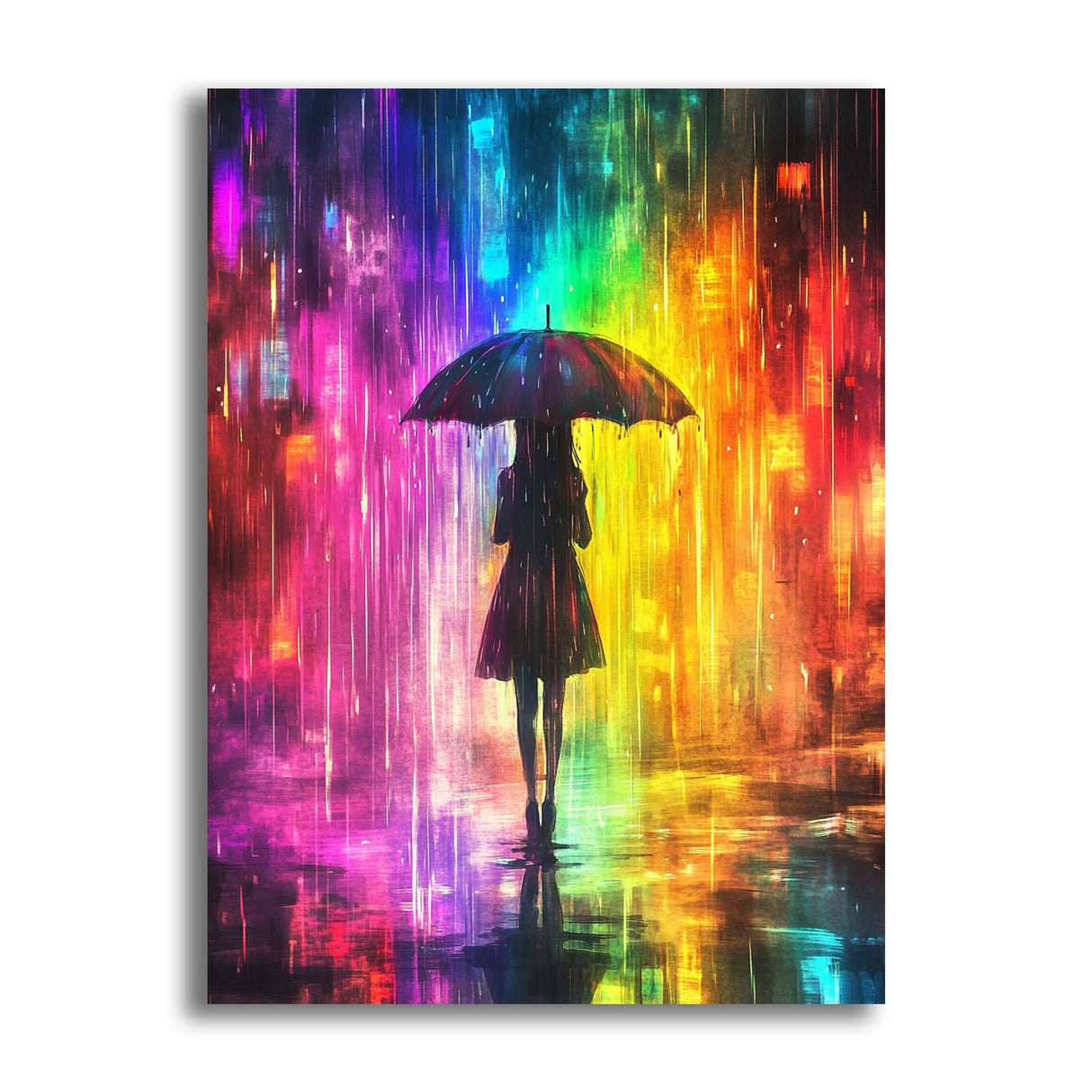 VAIIEYO 5D DIY Diamond Art Kits for Adults Umbrella, Diamond Painting Woman, Diamond Art Full Drill Round Rhinestone Craft Canvas for Home Wall Decor Gift 12x16 inch-10 VAIIEYO