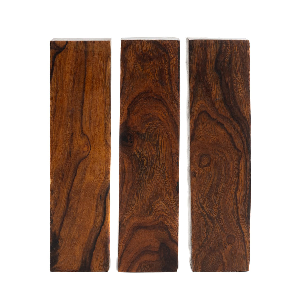 IECAP LLC Hardwood Ironwood Blanks, Exotic Wood – Woodchucks Wood – Hardwood Lumber – Natural Wood for DIY Crafts – Ironwood Lumber Turning Blanks – Size 6 x 1.5 x 1.5 inches – Pack of 3 IECAP LLC