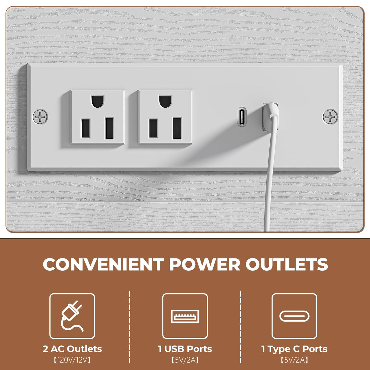 IRONCK Lift Top Coffee Table with Storage, Square Coffee Tables for Living Room with Charging Station and Drawers, Farmhouse Coffee Table with Large Storage Space, White IRONCK