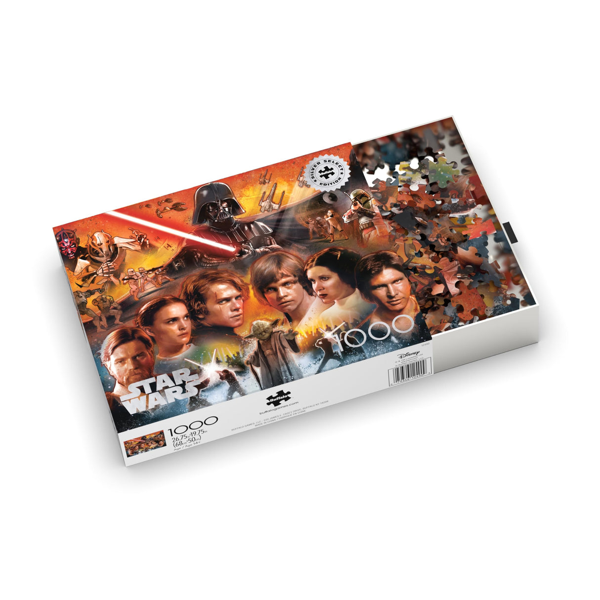 Buffalo Games - Silver Select - Star Wars - Balance and Redemption - 1000 Piece Jigsaw Puzzle for Adults - Challenging Puzzle Perfect for Game Nights - Finished Size is 26.75 x 19.75 Buffalo Games