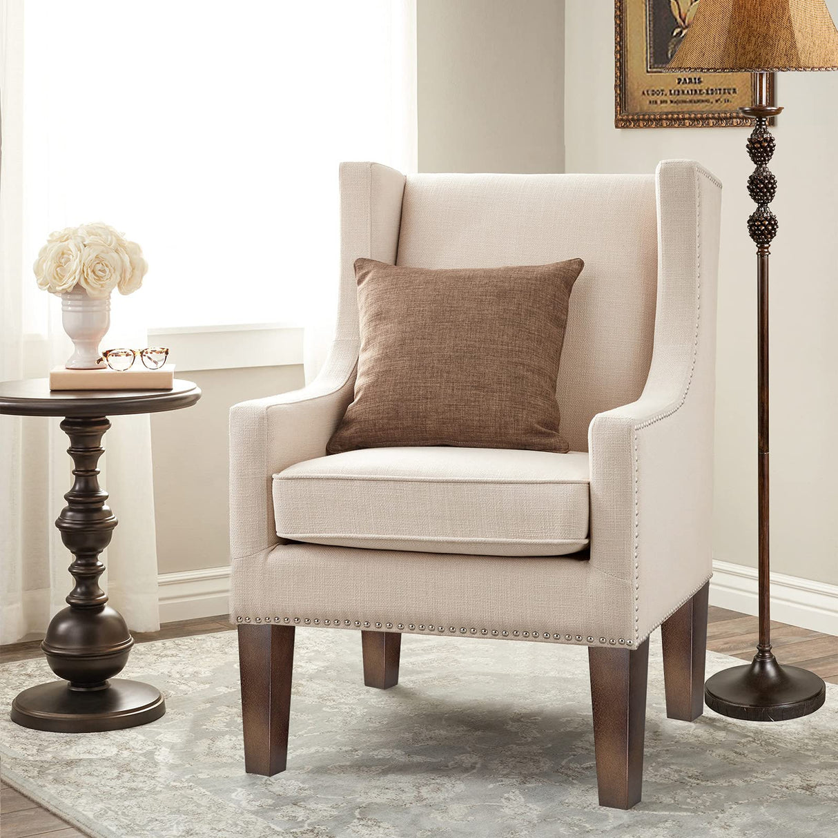 AORYVIC Wood Furniture Legs 10 inch End Table Legs Square Couch Legs Set of 4 Mid-Century Modern Replacement Legs for Armchair Recliner Coffee Table Dresser Sideboard AORYVIC