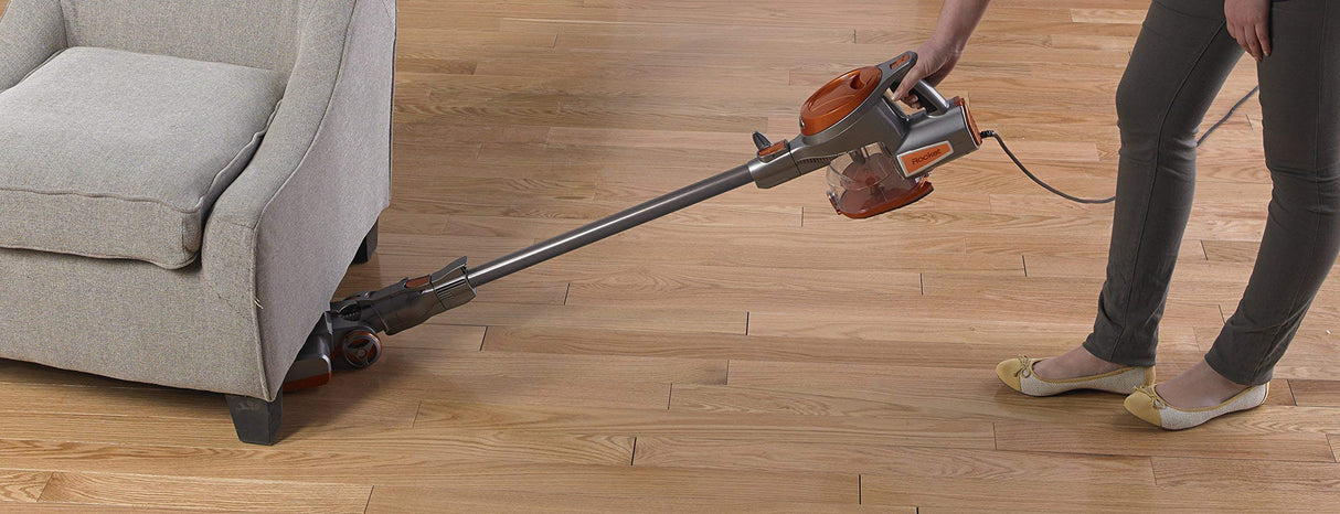 Shark Rocket HV302 Ultra-Light Corded Bagless Vacuum for Carpet and Hard Floor Cleaning with Swivel Steering, Orange (Renewed) Shark