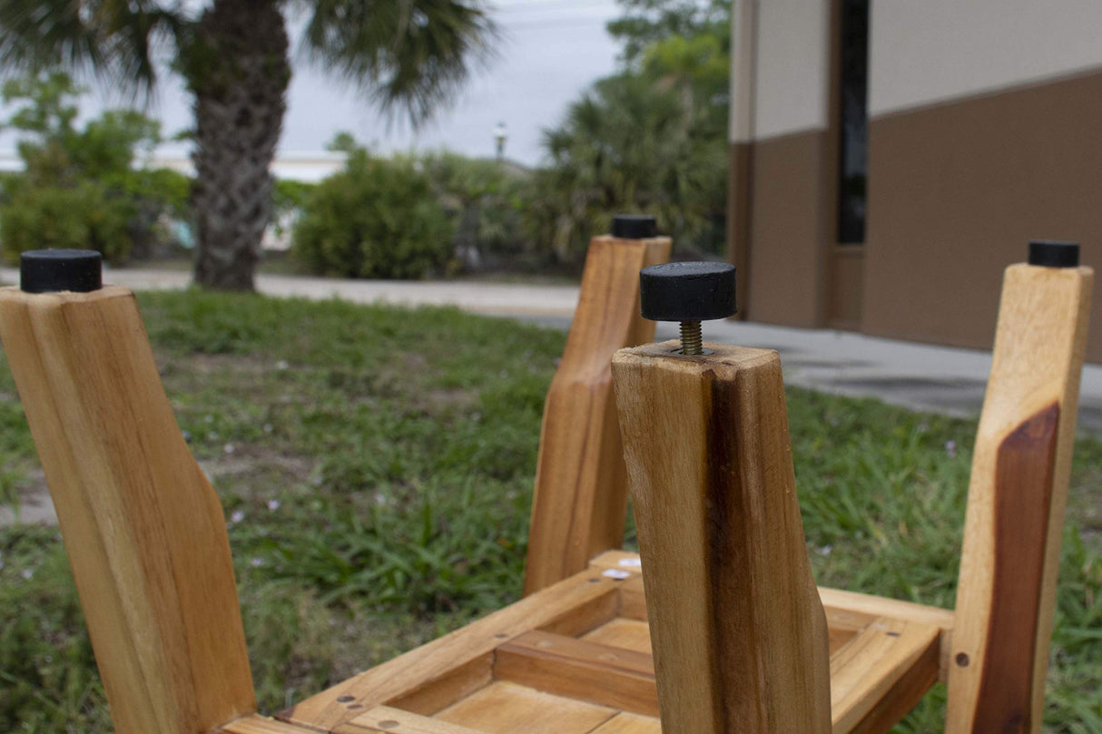 EcoDecors, 28 inch, Brown, Teak Shower Bench, Teak Bench Shower, Teak Shower Bench for Inside Shower, Teak Wood Shower Bench EcoDecors