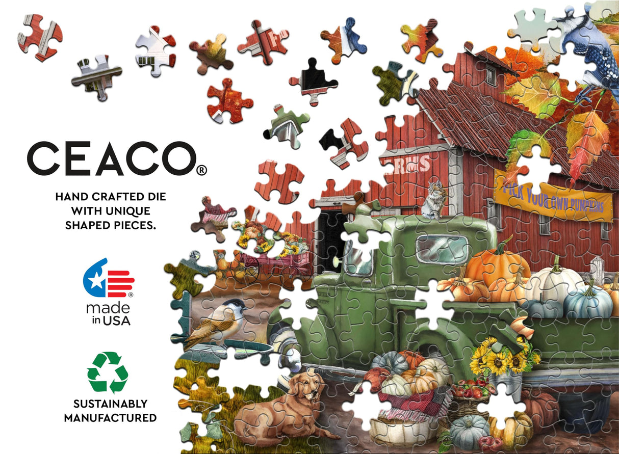 Ceaco - Farm Sweet Farm - 1000 Oversized Piece Jigsaw Puzzle Ceaco