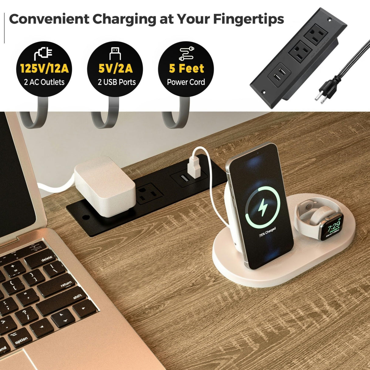 Kikihouse Full Size Loft Bed with Desk and Stairs, Headboard, Wardrobe, Bedside Storage Shelf, 6 Drawers, Charging Station & LED Light, Metal Gaming Loft Bed Frame for Adult Space-Saving Kikihouse