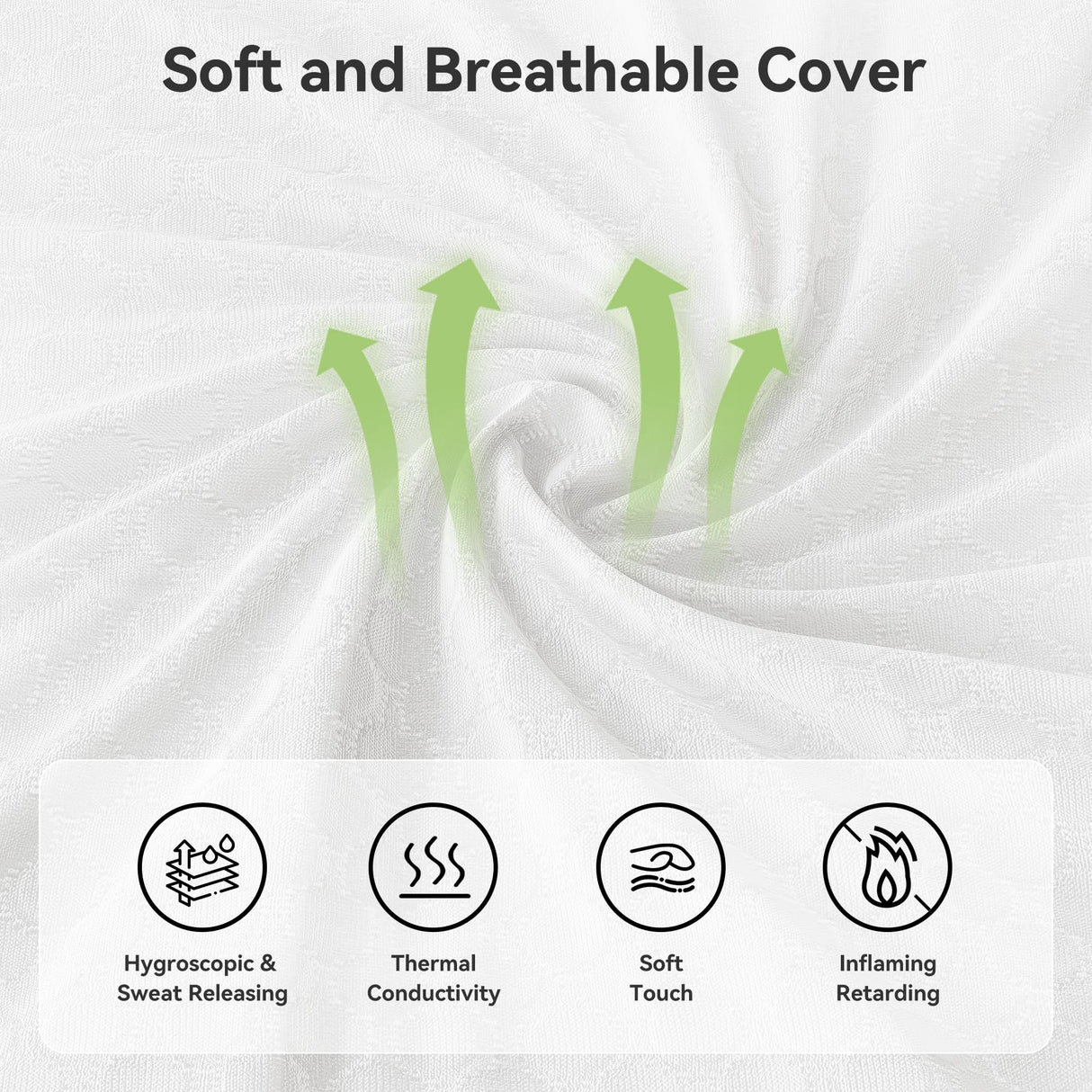 WFGEY King Size Mattress, 12 Inch King Mattress in a Box with Memory Foam and Individual Pocket Springs, Motion Isolation, Pressure Relief, Medium Firm Feel, Cool & Comfortable Sleep, Breathable WFGEY