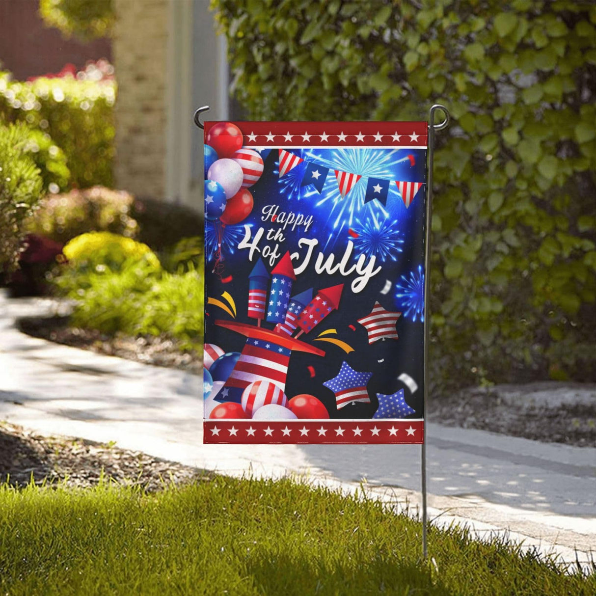 Patriotics 4th of july garden flag independence day Flag Decoration Banner Decor Flags for outside Farmhouse Yard Indoor/Outdoor Gifts 12.5x18 Inch XYSKINO
