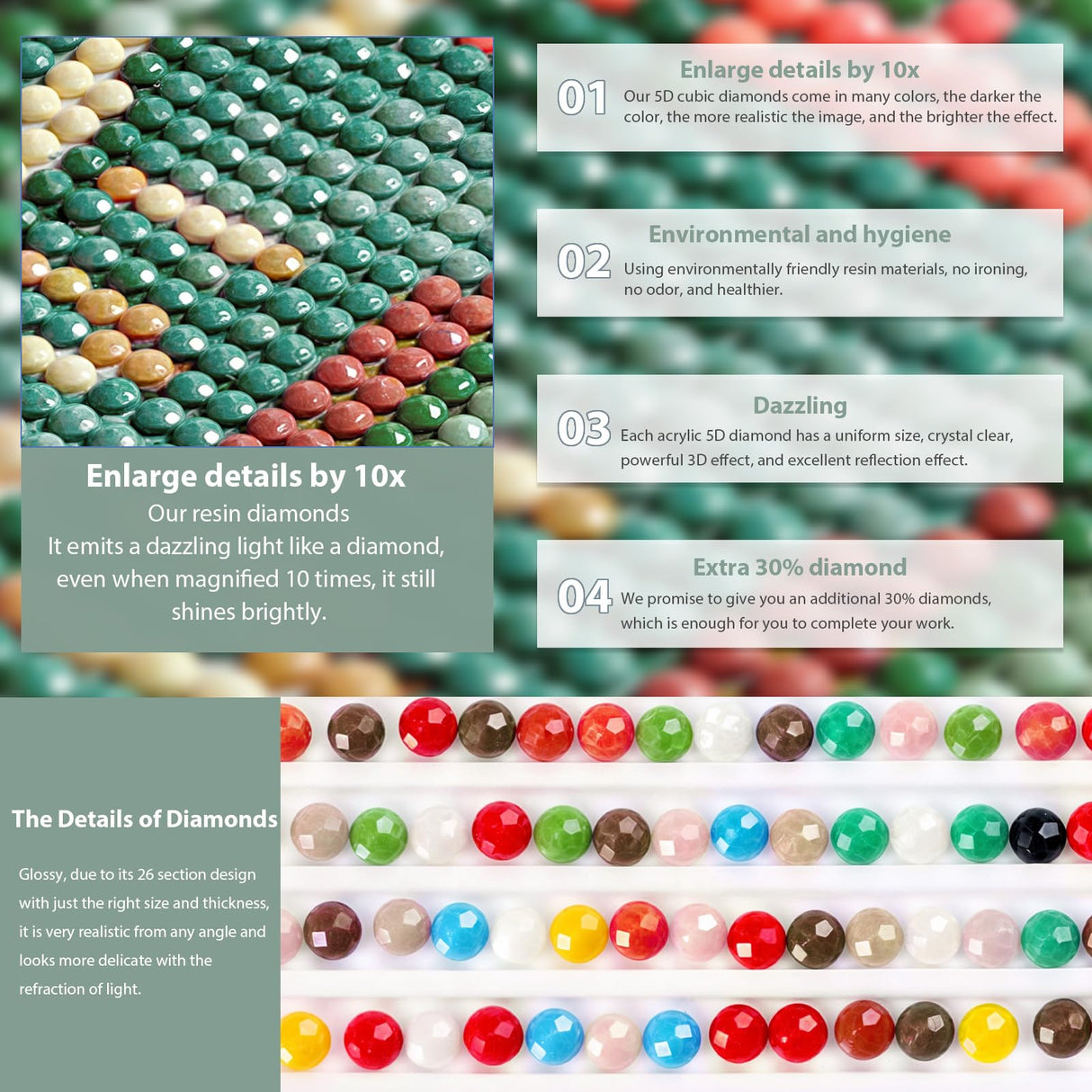 DOMROM Cute Turtle Diamond Painting Kits for Adults, Turtle Full Drill Diamond Dots Paintings for Beginners, Round 5D Paint with Diamonds Pictures Gem Art Painting Kits DIY Craft Kits 12x12 inch DOMROM