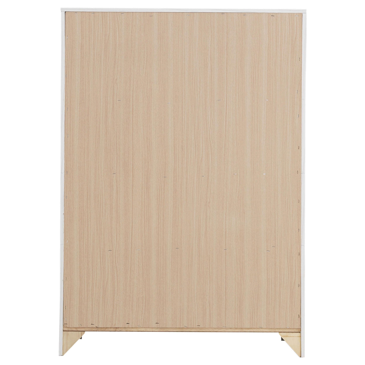 Coaster Home Furnishings Brantford Farmhouse Wood 4-Drawer Bedroom Chest of Drawers Chiffonier Clothing Storage Cabinet Bedroom Armoire Tall Dresser Organizer Unit Coastal White 207055 Coaster Fine Furniture