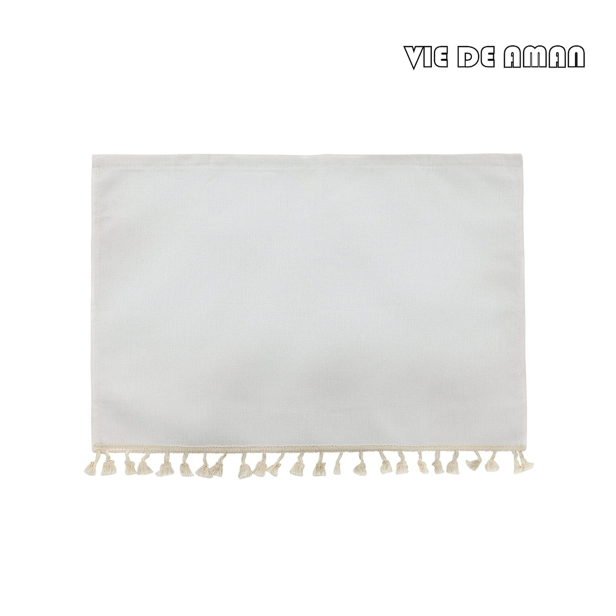 VIE DE AMAN Dog Crate Topper Wood for 48 42 36 24 inch Cages, Dog Crate Table Topper with Tassel Curtain, Rustic Style Dog Kennel Topper, Oak Grey(Dog Crate Not Include) VIE DE AMAN