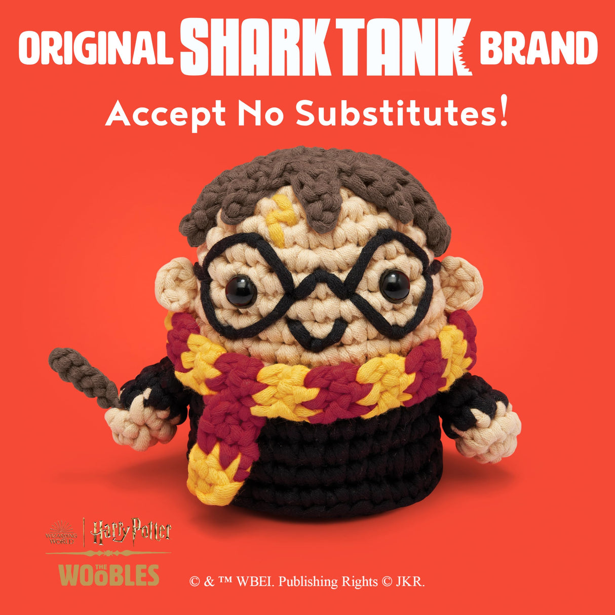 The Woobles Beginners Crochet Kit with Easy Peasy Yarn as seen on Shark Tank - with Step-by-Step Video Tutorials - Harry Potter The Woobles