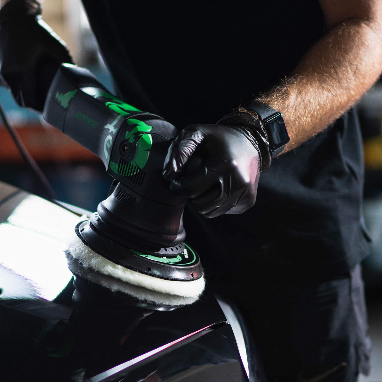 BATOCA Dual Action Polisher, Car Buffers and Polishers, 6 Inches and 700w Random Orbital Polisher, 6 Variable Speed da Polisher with Polishing Pads for Waxing,Buffing,Sanding BATOCA