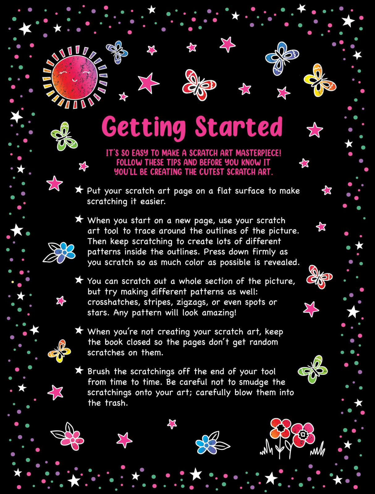 Unicorn Magic Scratch Art Includes Scratch Art Designs, Fun Activities, and 25+ Sparkly Holographic Stickers for Kids Ages 3 and Up Lodi Publishing