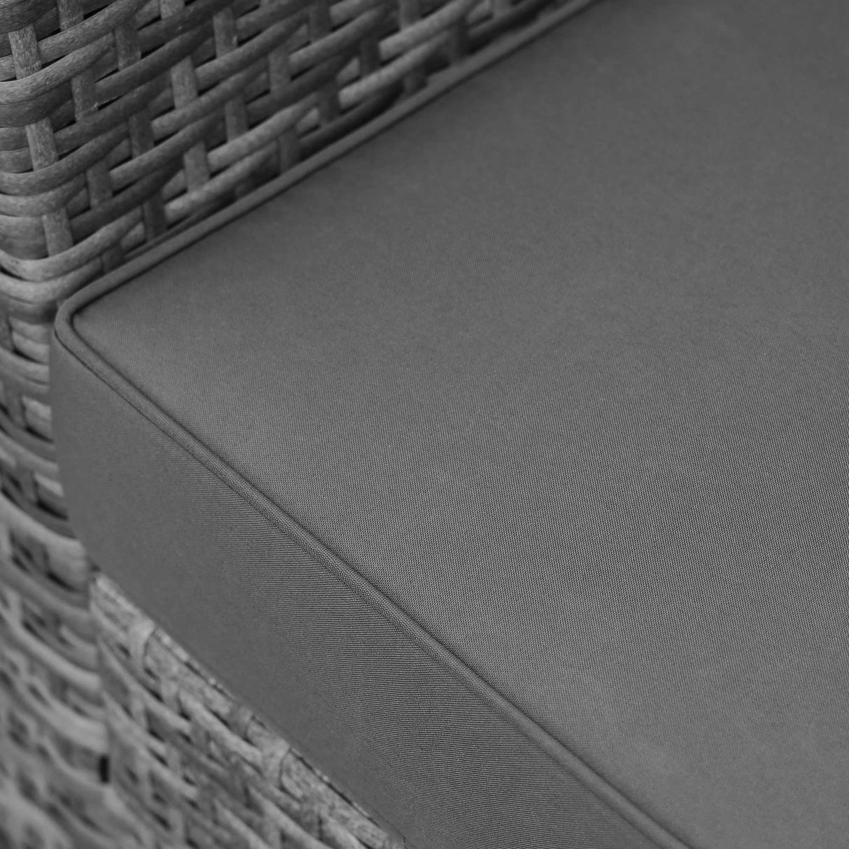 Outsunny Patio Furniture Set, 9 Piece Outdoor Sectional Sofa, All-Weather PE Rattan Wicker Conversation Set with Chairs, Ottoman, Loveseat, Coffee and Side Table, Cushions, Black Outsunny