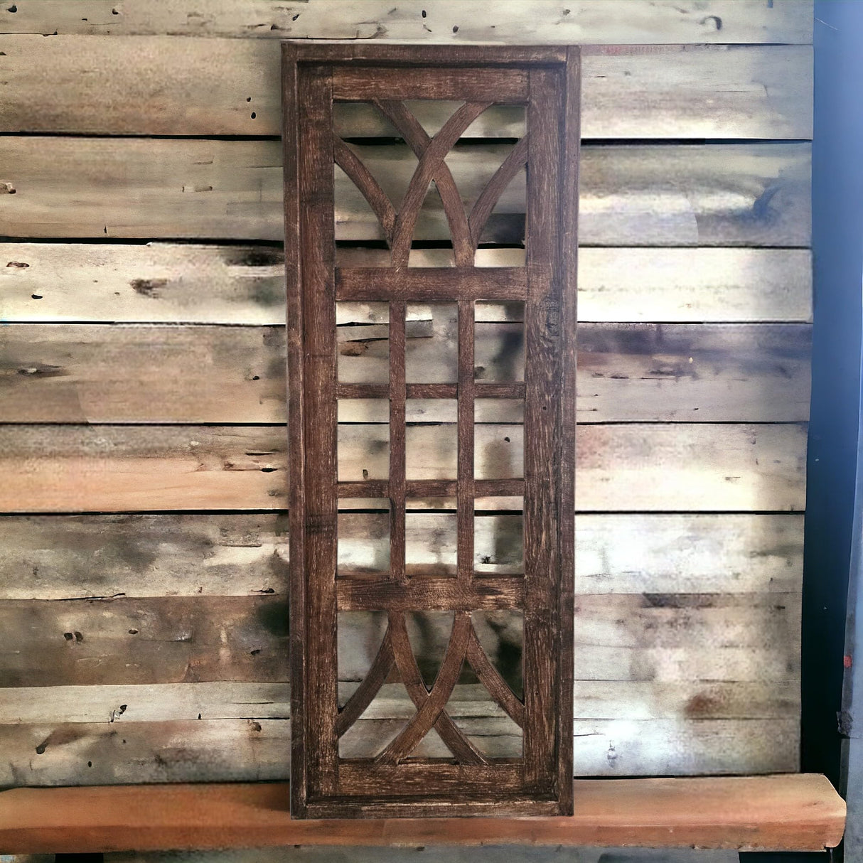 Farmhouse Wooden Wall Window -Medium 48 Inch Wood Window Frame-The Longview Ranch Junkie Mercantile