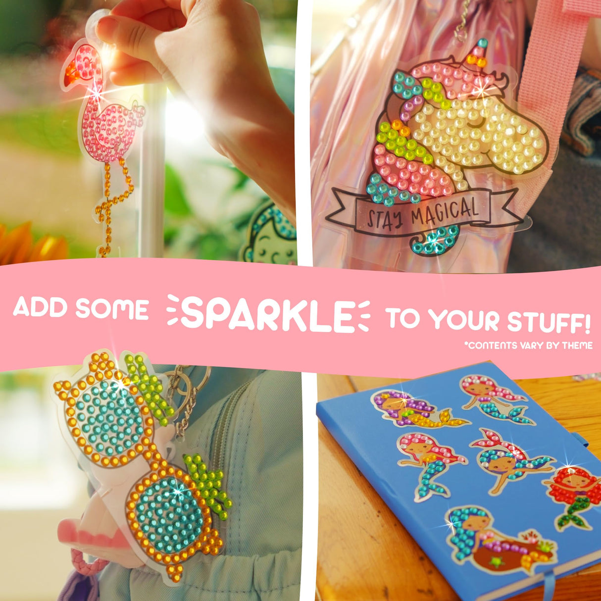 Blue Squid Diamond Art Kits for Kids β Mermaid - Fun & Easy DIY 5D Gem Art Gift Set for Keychains, Stickers, Sun Catchers - Diamond Painting Kit Arts & Crafts Kit for Kids, Girls, Boys Ages 6-12 Blue Squid