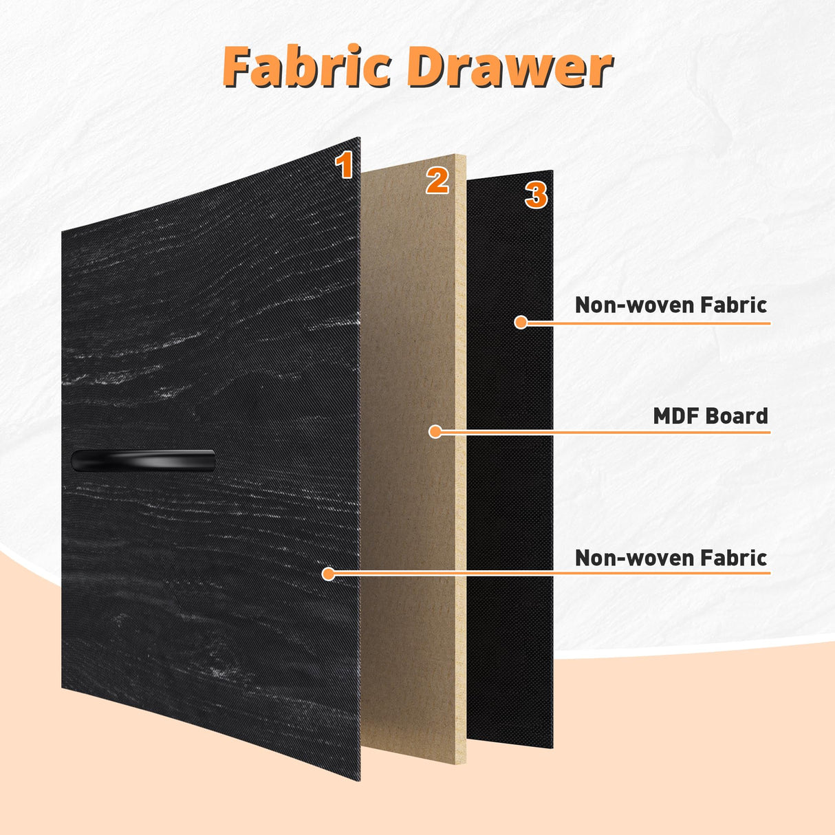 EnHomee 12 Drawer Dresser TV Stand for 65 70 75 Inch TV 63" W Extra Long Black Dresser for Bedroom with LED Lights & Power Outlets Entertainment Center with Drawers, Fabric Dresser for Closet EnHomee