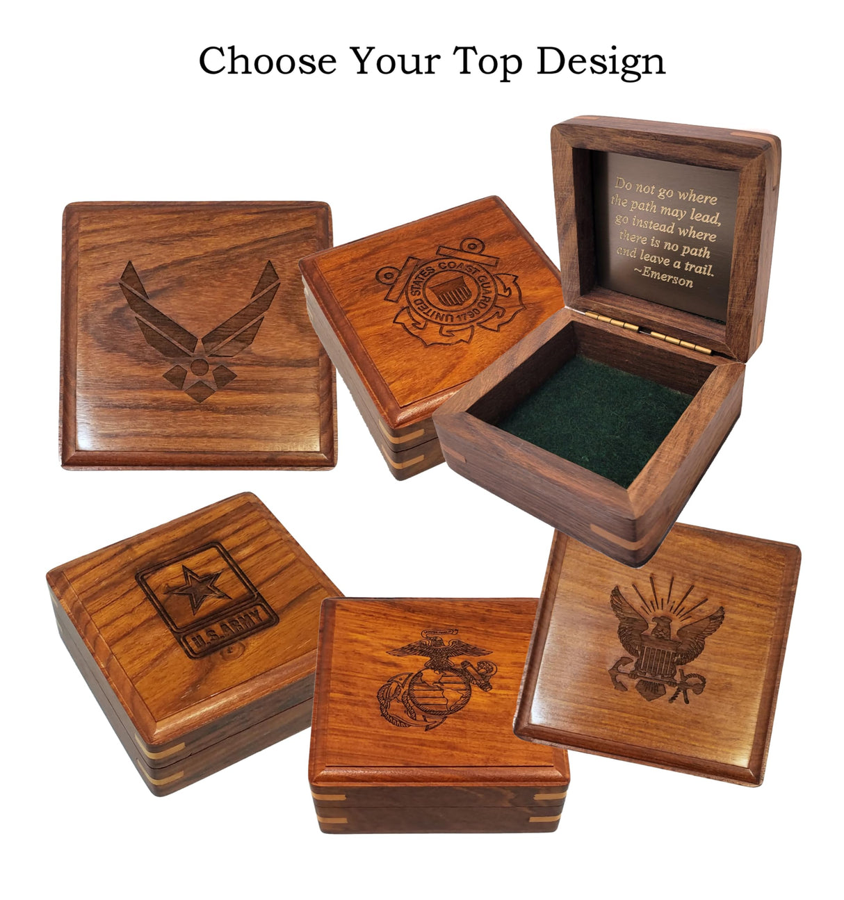 Unique Engraved Compass Gifts Personalized for US Army, Air Force, Coast Guard, Marines, Navy | Military Graduation, Promotion, and Veteran Retirement Gift (Design My Own, 4.5 Inch Boxed Compass) Stanley London