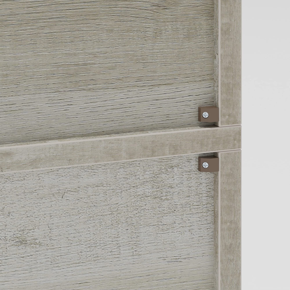 IRONCK 70-Inch Industrial Bookshelf with Doors - 6-Tier Floor Standing Storage for Home and Office IRONCK