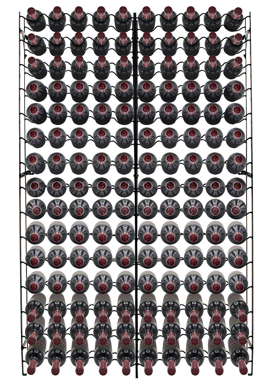 Sorbus Wine Rack Freestanding Floor - Wine Bottle Holder Holds 150 Bottles of Wine - 150 Bottle Capacity Wine Storage for Any Bar, Wine Cellar, Kitchen, Dining Room Sorbus
