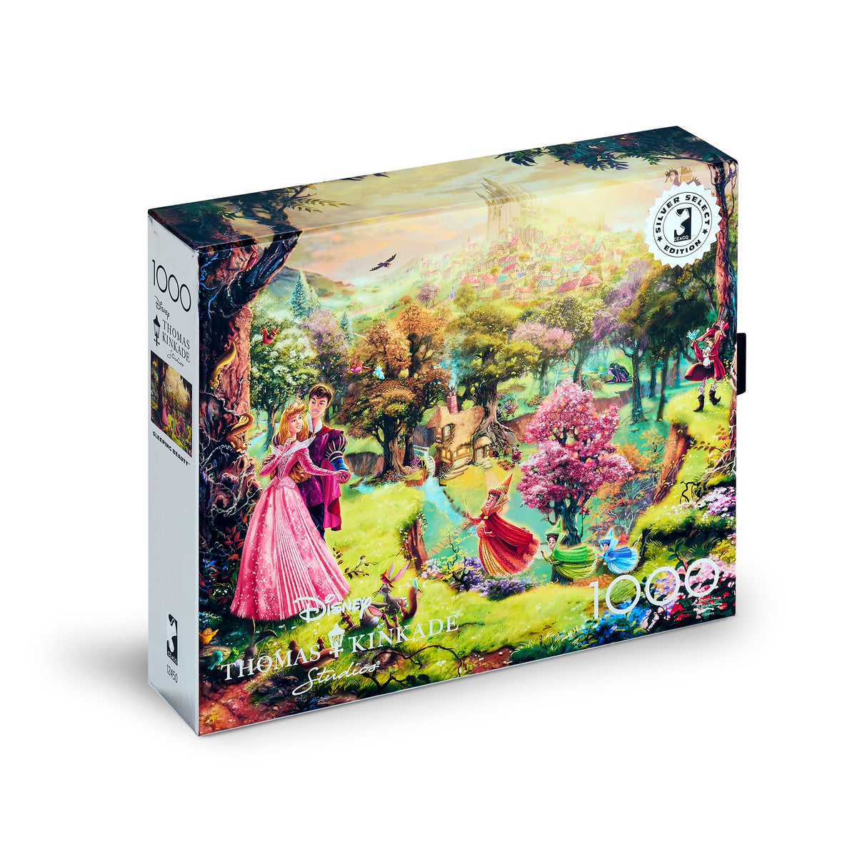 Buffalo Games - Silver Select - TK Disney - Thomas Kinkade: Sleeping Beauty - 1000 Piece Jigsaw Puzzle for Adults -Challenging Puzzle Perfect for Game Nights - Finished Size is 26.75 x 19.75 Ceaco