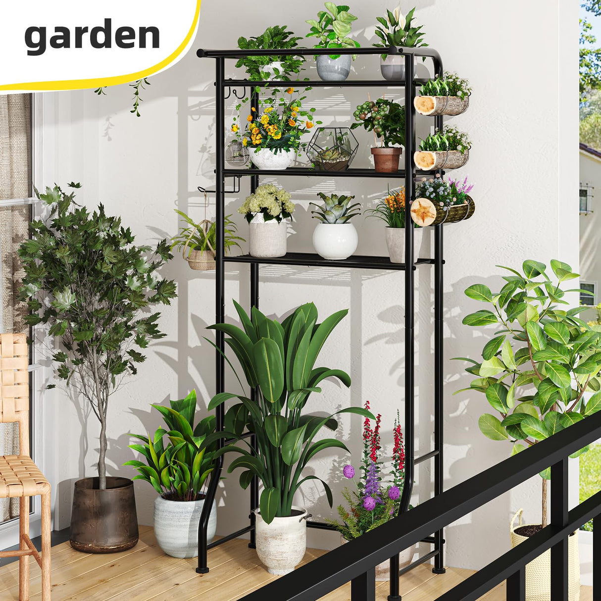 Simple Trending 3 Tier Over The Toilet Rack, Shelf Bathroom, Bathroom Stand Organizer Space Saver, Black Simple Trending