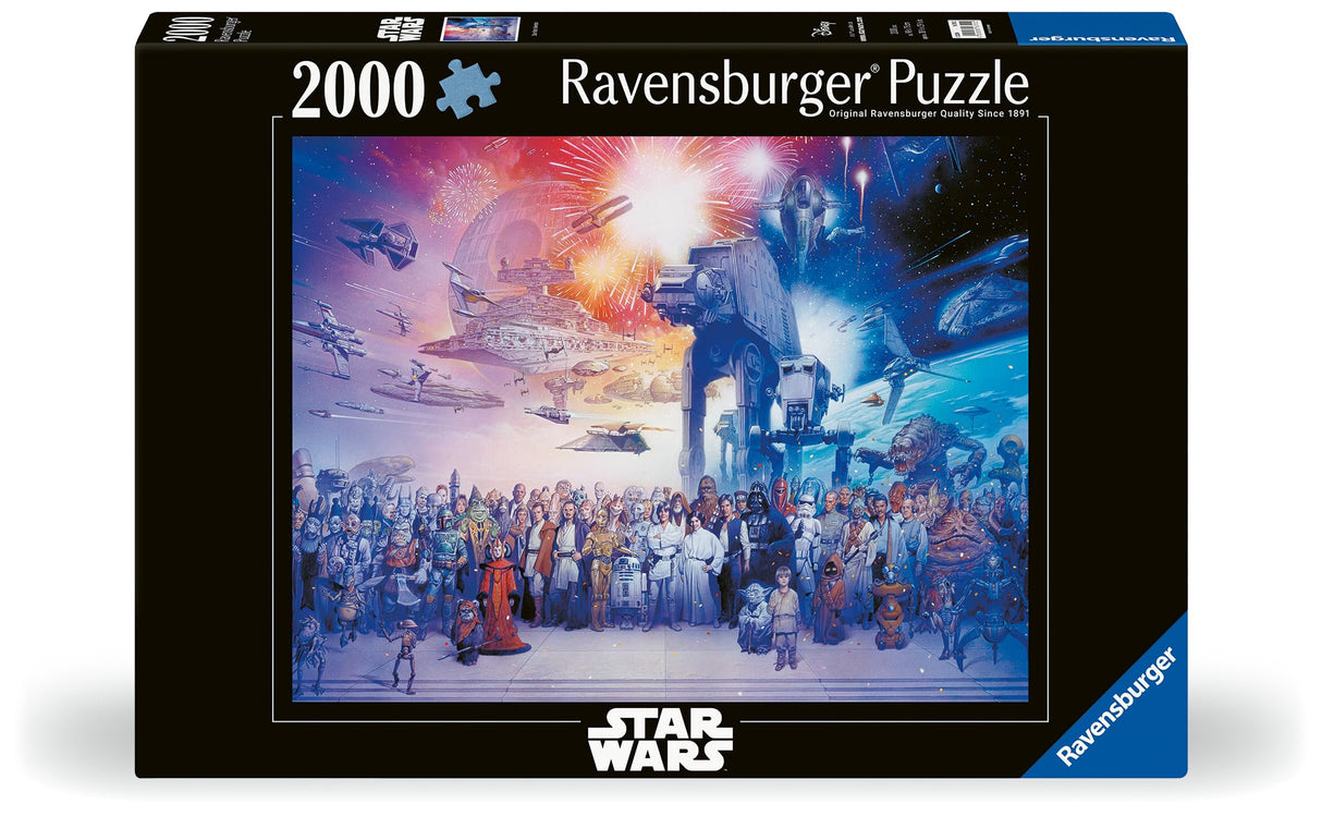 Ravensburger Star Wars Universe Jigsaw Puzzle - 2000 Pieces | Unique and Interlocking Pieces Disney Licensed | Ideal for Adults and Kids Aged 12 and Up Ravensburger