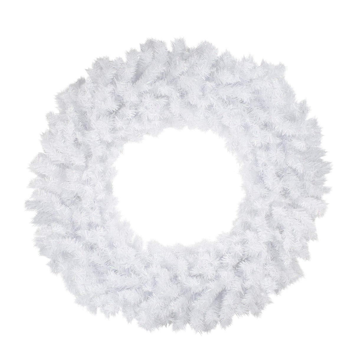 48" ICY White Spruce Artificial Christmas Wreath - Unlit Northlight