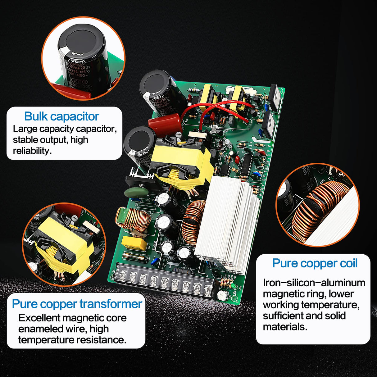 CNCTOPBAOS 600W 36V DC Switching Power Supply Transformer AC to DC Driver Adapter 16.6A Universal Regulated Converter for LED Strip Light CCTV Camera Radio Stepper Servo Motor 3D Printer (36V 16.6A) CNCTOPBAOS