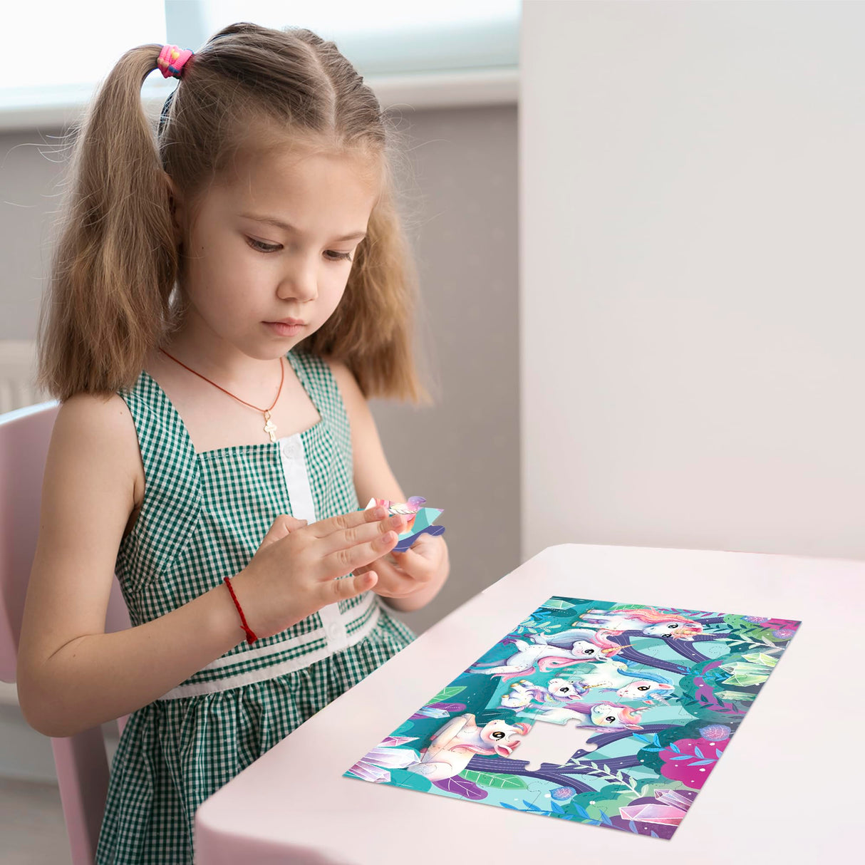 QUOKKA Puzzles for Kids Ages 3-5 - 30 Pieces Puzzles for Toddlers 2-4 - Unicorns Learning Jigsaw Puzzles for Kids 4-6 Years Old - Educational Toys for Boy and Girl QUOKKA