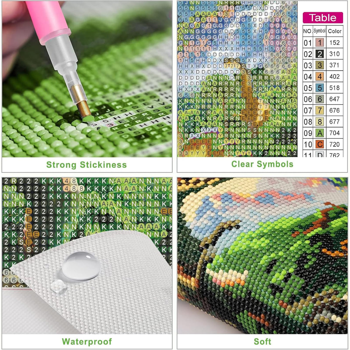 MXJSUA DIY Diamond Painting Kits for Adults, Alien Spaceship Diamond Gem Art Painting for Beginners, Diamond Picture with Full Round Drill Dots Craft Set Gift, 12x16 Inch MXJSUA