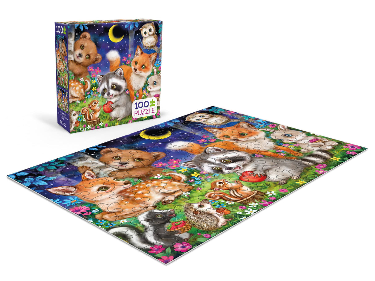 Ceaco - Kayomi Harai - Woodland Friends - 100 Piece Jigsaw Puzzle Ceaco