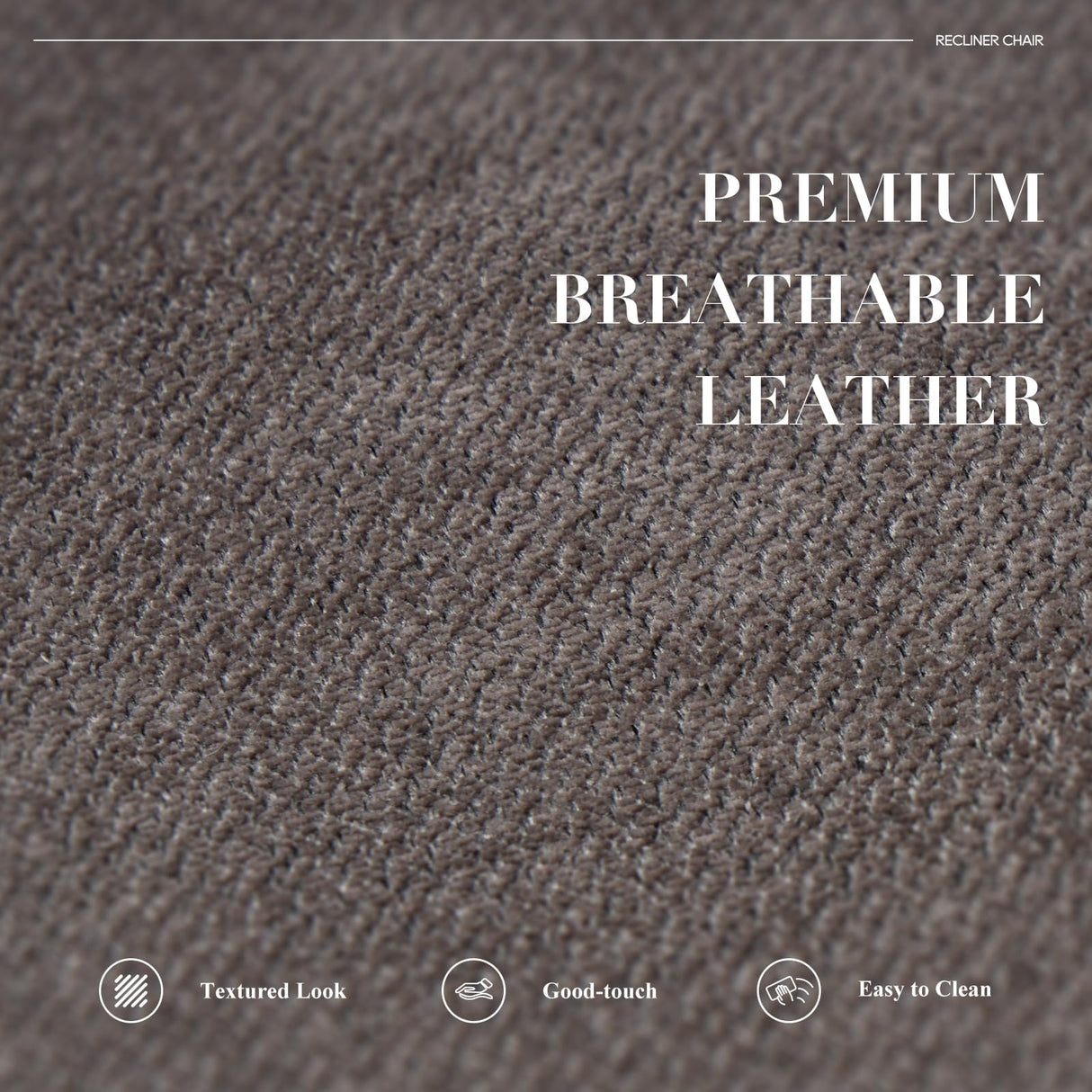 COLAMY Swivel Recliner Chair with Footrest, Strong Glide Chair High Back with Double-Layer Cushion, Rocker Recliner for Nursery & Living Room, Bedroom, Charcoal COLAMY