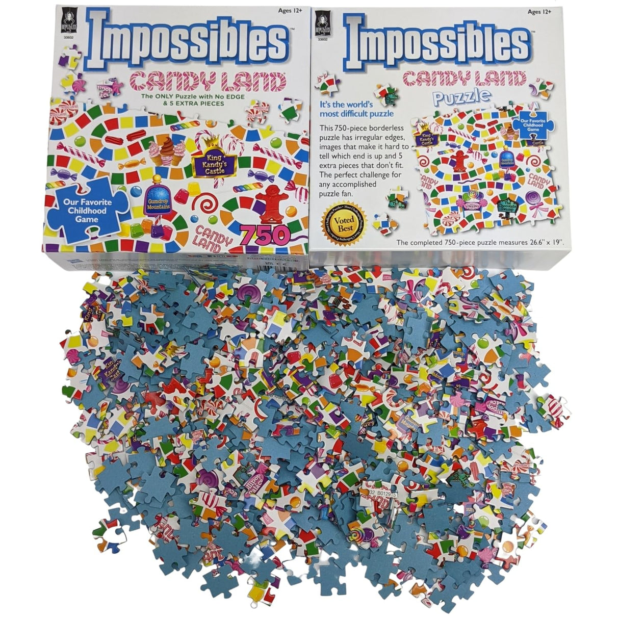 BePuzzled, Hasbro Candyland Game Impossibles Puzzle, Based on The Classic Game of Candyland, from BePuzzled, for Ages 15 and Up Bepuzzled