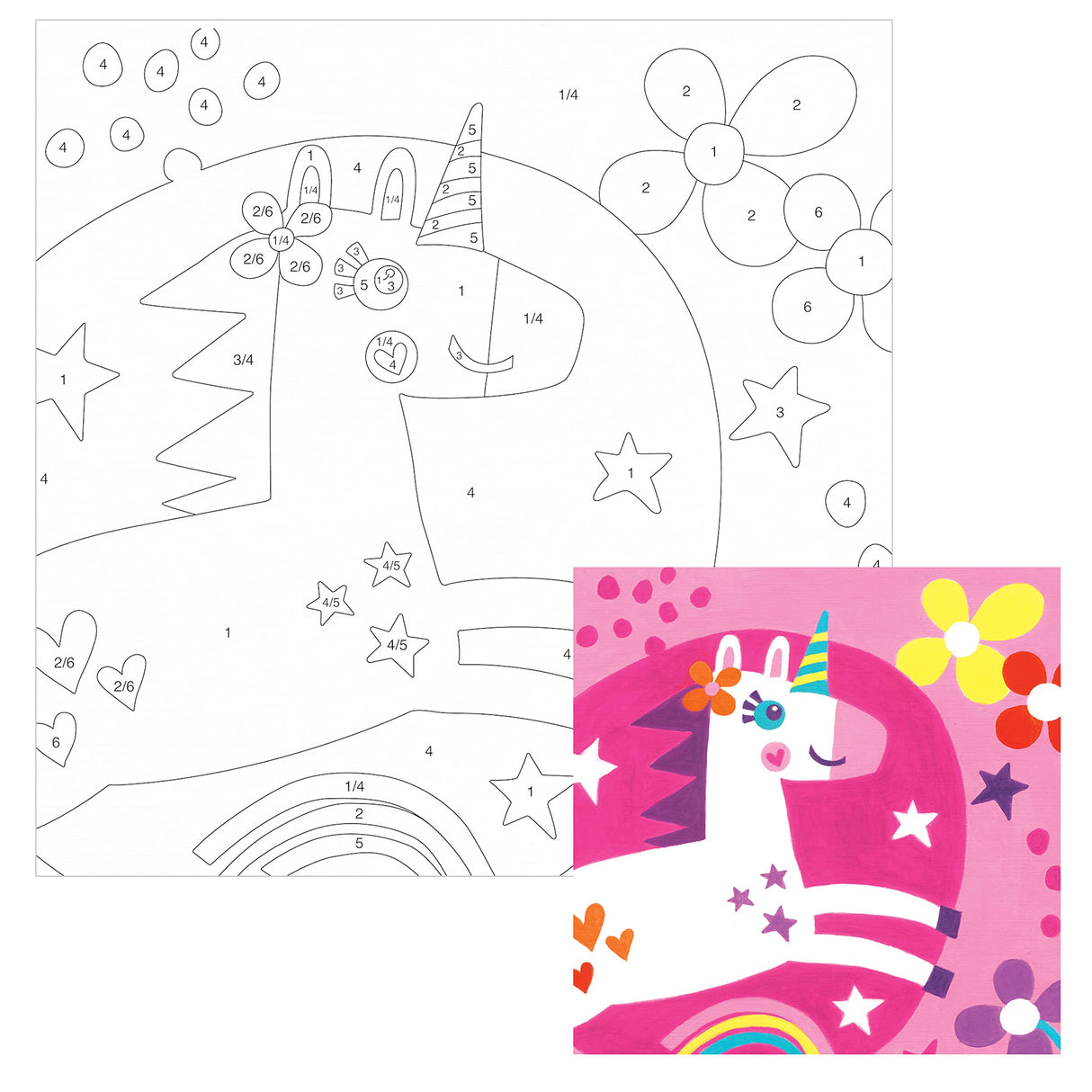 Dimensions Paint-by-Number Kit, Unicorn Dimensions