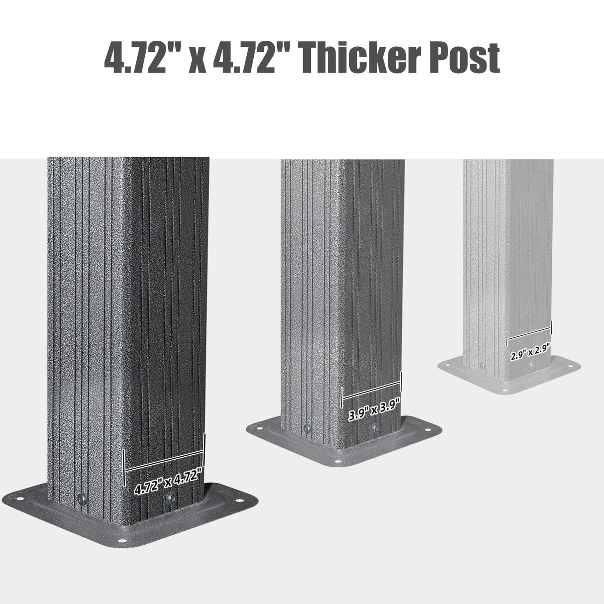 Domi 12' X 16' Hardtop Gazebo Outdoor Metal Gazebo with Galvanized Steel Double Roof Canopy, Aluminum Frame, Curtains and Netting for Patio, Deck, Garden, Grey domi outdoor living