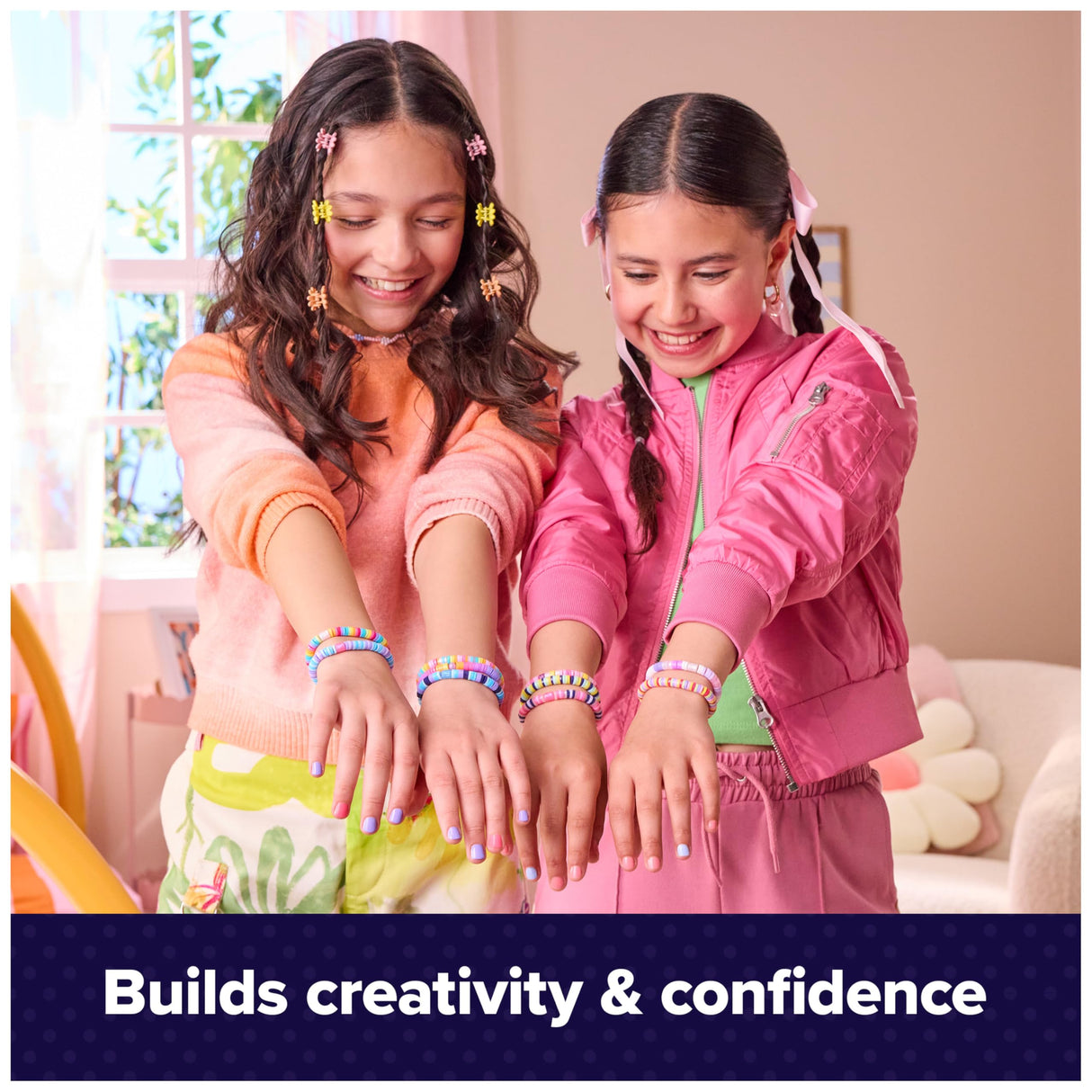 Cool Maker, Stack’d Heishi Studio Bracelet Making Kit with Easy Beading Pen & Over 1200 Beads for Bracelets, Makes 15, Arts and Crafts Kids Toys for Girls Ages 7 and up Cool Maker