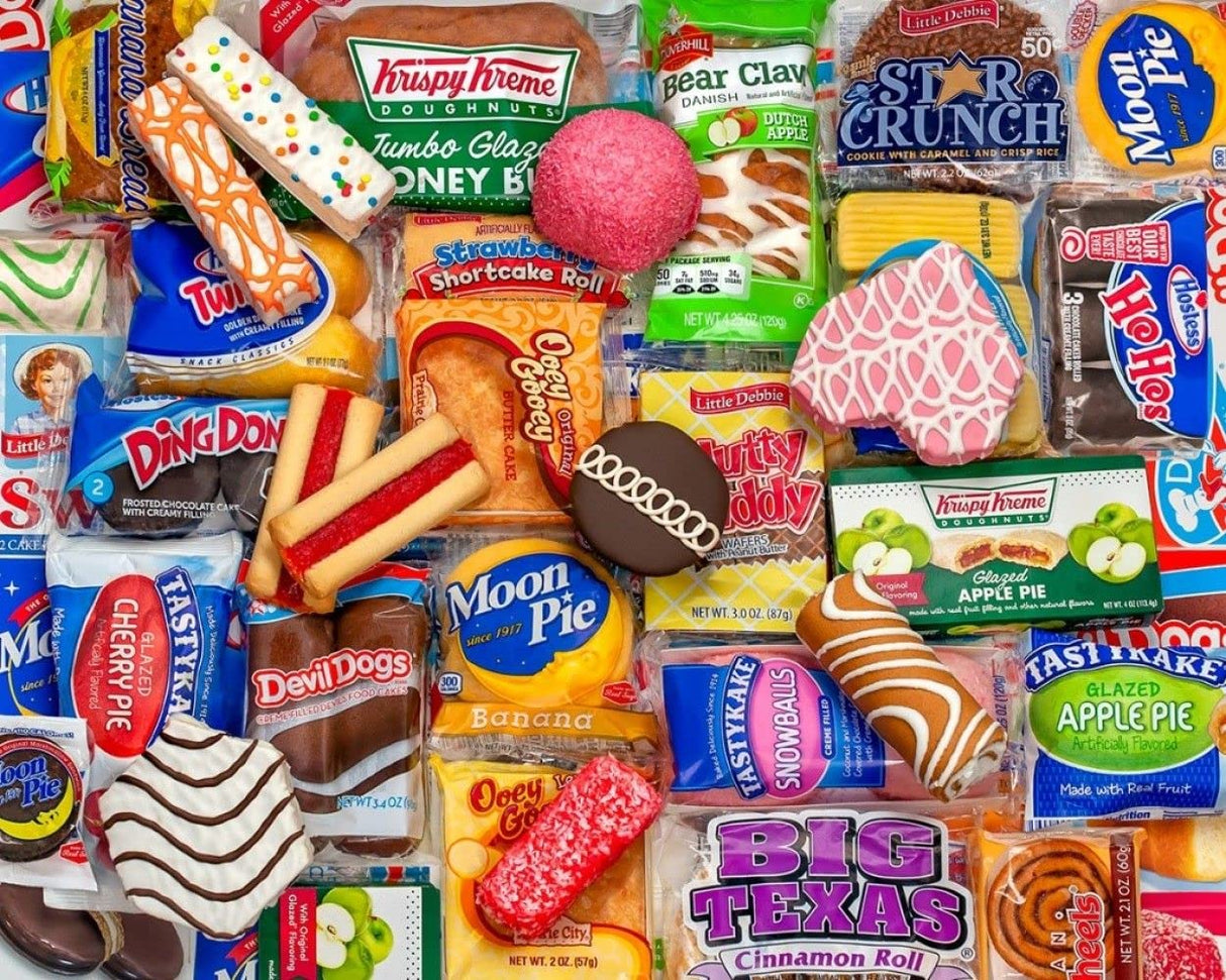 Springbok - Snack Treats - 500 Piece Jigsaw Puzzle- Nostalgic Photo of Our Favorite Snacks from Past Springbok