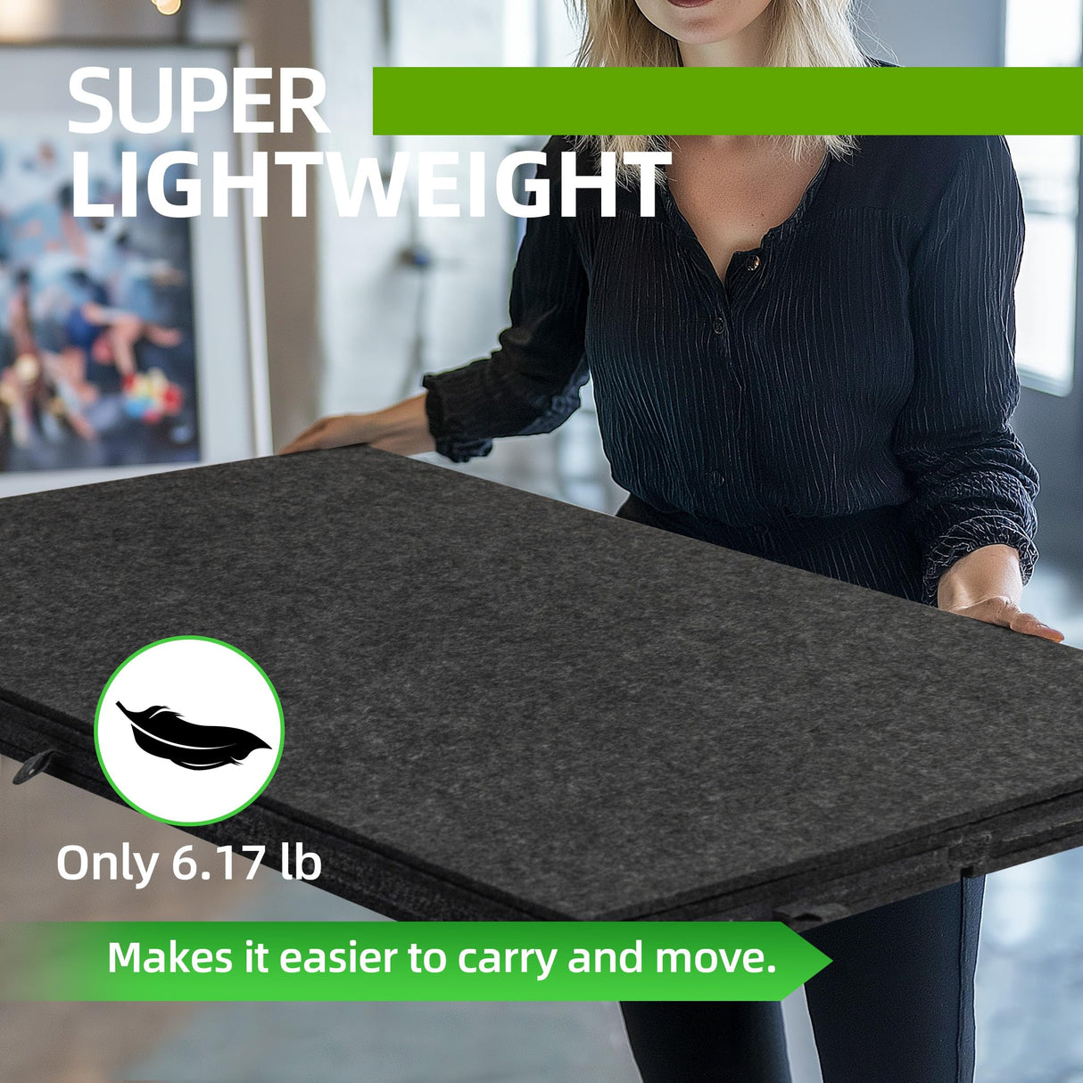 LAVIEVERT 1500 Piece Tilting Jigsaw Puzzle Board with 2-in-1 Puzzle Stand & Cover, Lightweight Puzzle Boards with 6 Drawers, Portable Felt Puzzle Table Puzzle Storage for Adults - Dark Gray LAVIEVERT