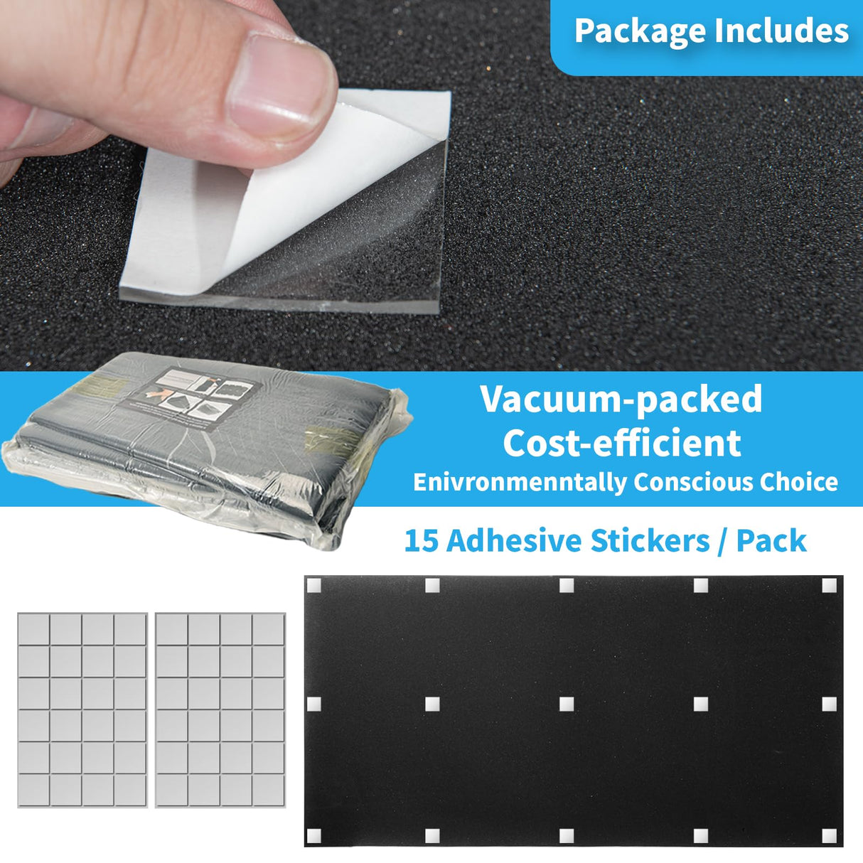 Art3d 4-Pack Wedge Design Acoustic Foam Panels, 48" x 24" x 2" High-Density Soundproof Foam Wall Panels for Wall, Ceiling, Quick-Recovery Noise Dampening Panels for Office, Studio and Home Art3d