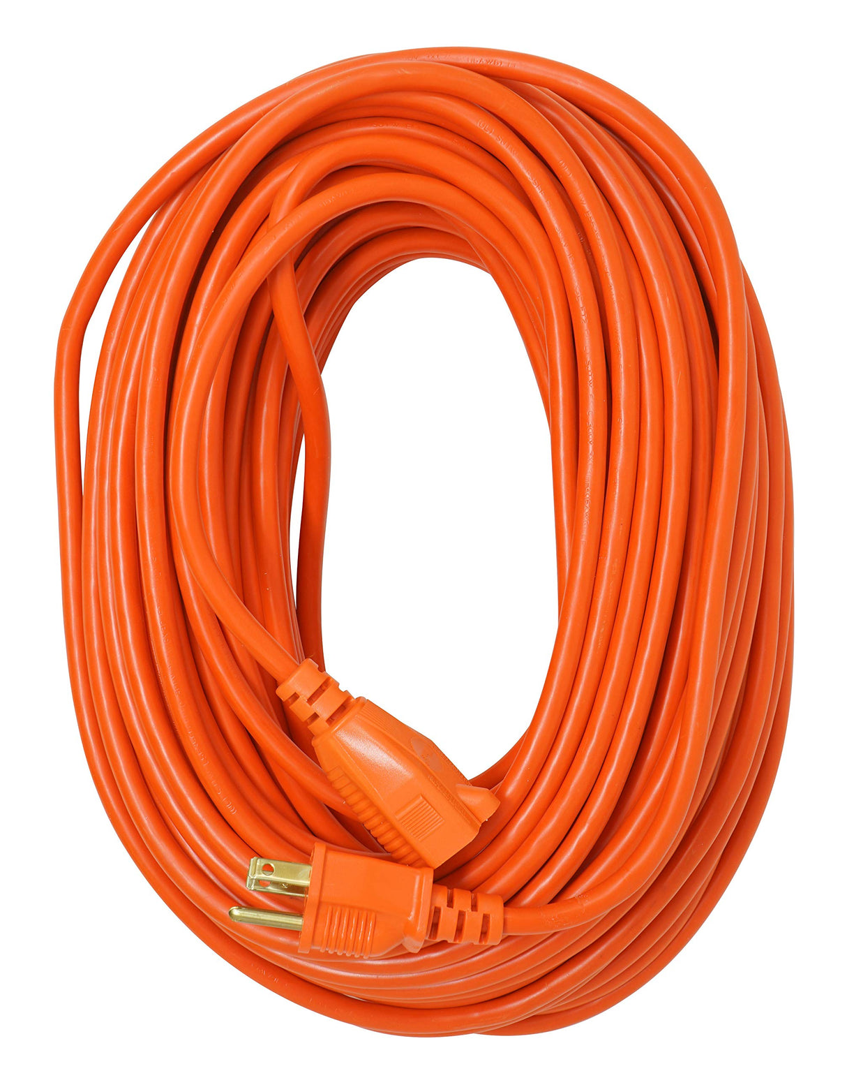 Southwire Light Duty Extension Cord, 100Ft, 16 Gauge, 3 Conductor, Outdoor Extension Cord, SJTW, Orange, 2309SW8803 Southwire