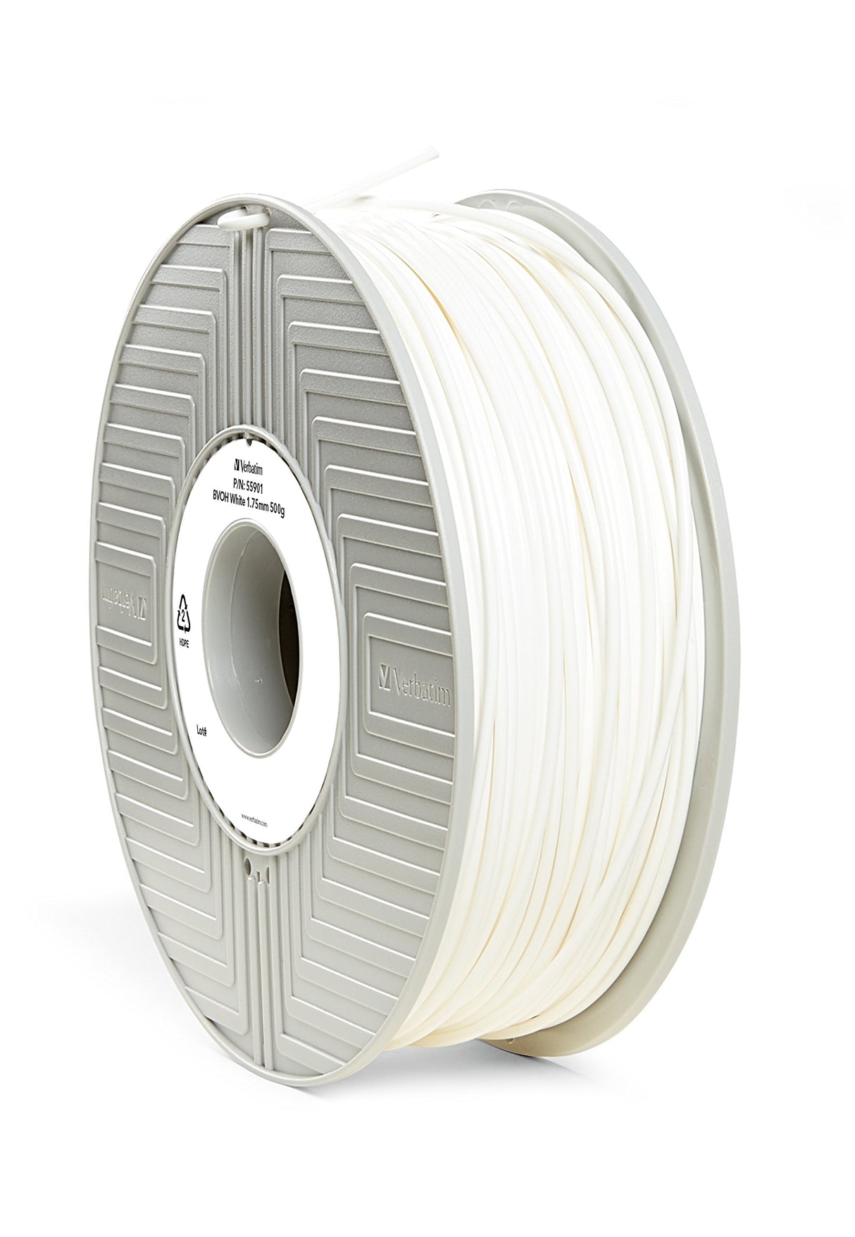 Verbatim 55901 BVOH Filament 1.75mm 500g Reel, Natural Verbatim