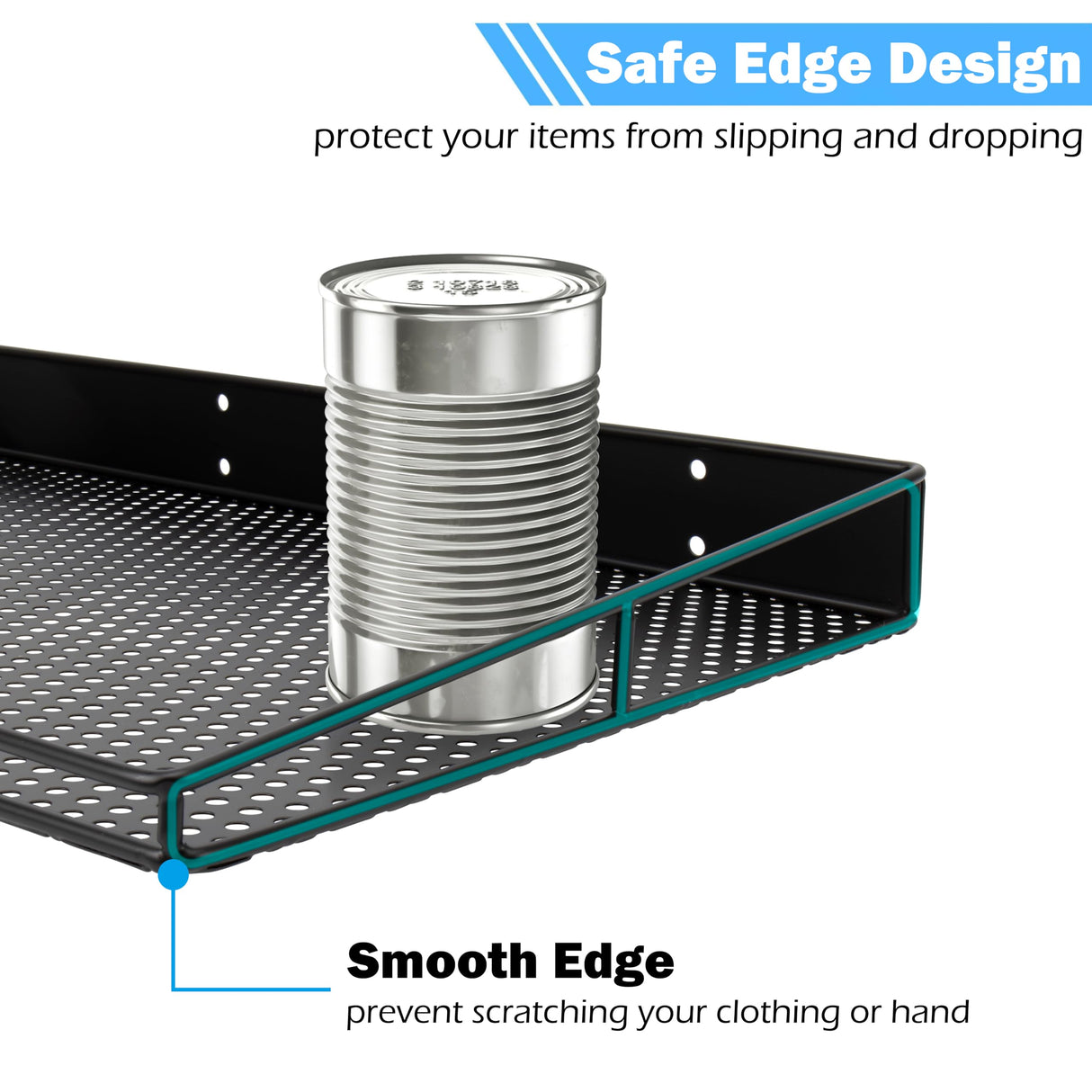 RedCall Heavy-Duty Wall Shelf, 2 Pack Garage Shelf, 23.5" x 12" Large Wall Mounted Shelves for Garage, Laundry Room, Closet, Holds Up to 75 Lbs RedCall