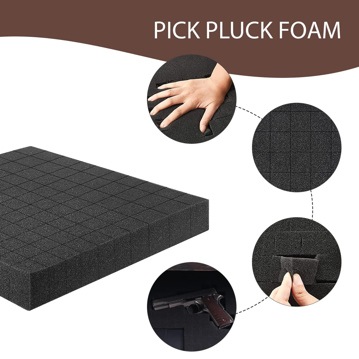 JOLLYMER Concealment Gun Shelf with Hidden Trap Door with RFID Lock JOLLYMER