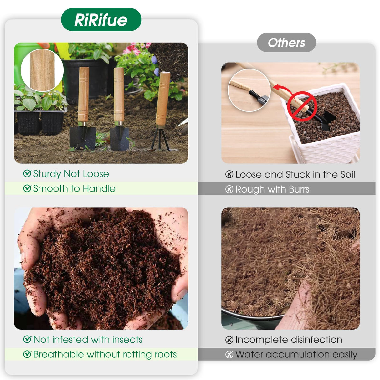 RiRifue Bonsai Tree Seed Starter Kit, with 4 Pcs Mini Garden Bonsai Tool Kit, 5 Tree Seeds Variety Pack for Planting, Creative Gardening Gifts for Plant Lovers Women Men Kid RiRifue