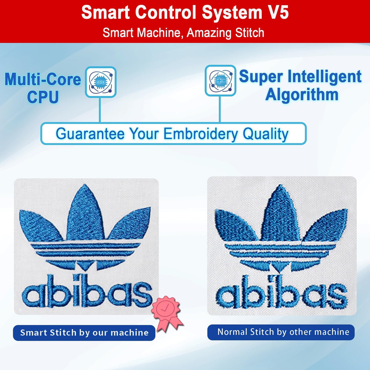 Smartstitch S-1201 Compact Embroidery Machine with 12 Needles, 1200SPM Max Speed, 7“ Screen, Wifi, 9.5"x12.6" Embroidery Area, Your First Commercial Embroidery Machine for Flat, Hat, T-shirt and more smartstitch