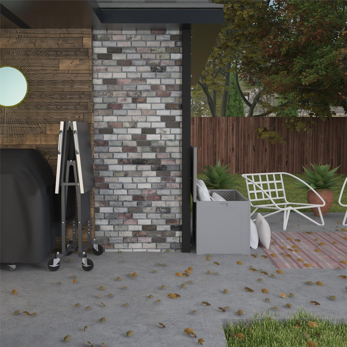 COSCO SmartFold Portable Workbench/Folding Utility Table with Locking Casters, 600 lb. Capacity, Stainless Steel Top Cosco