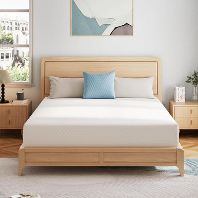 SynthoSpace Queen Mattress 8 Inch Green Tea Memory Foam Mattress, Fiberglass Free & Medium Firm, CertiPUR-US Certified Foam for Cool Sleep & Pressure Relief, Bed in a Box, 60"×80"×8"